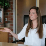 Annie Norris at her internship