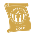 veteran friendly gold level logo