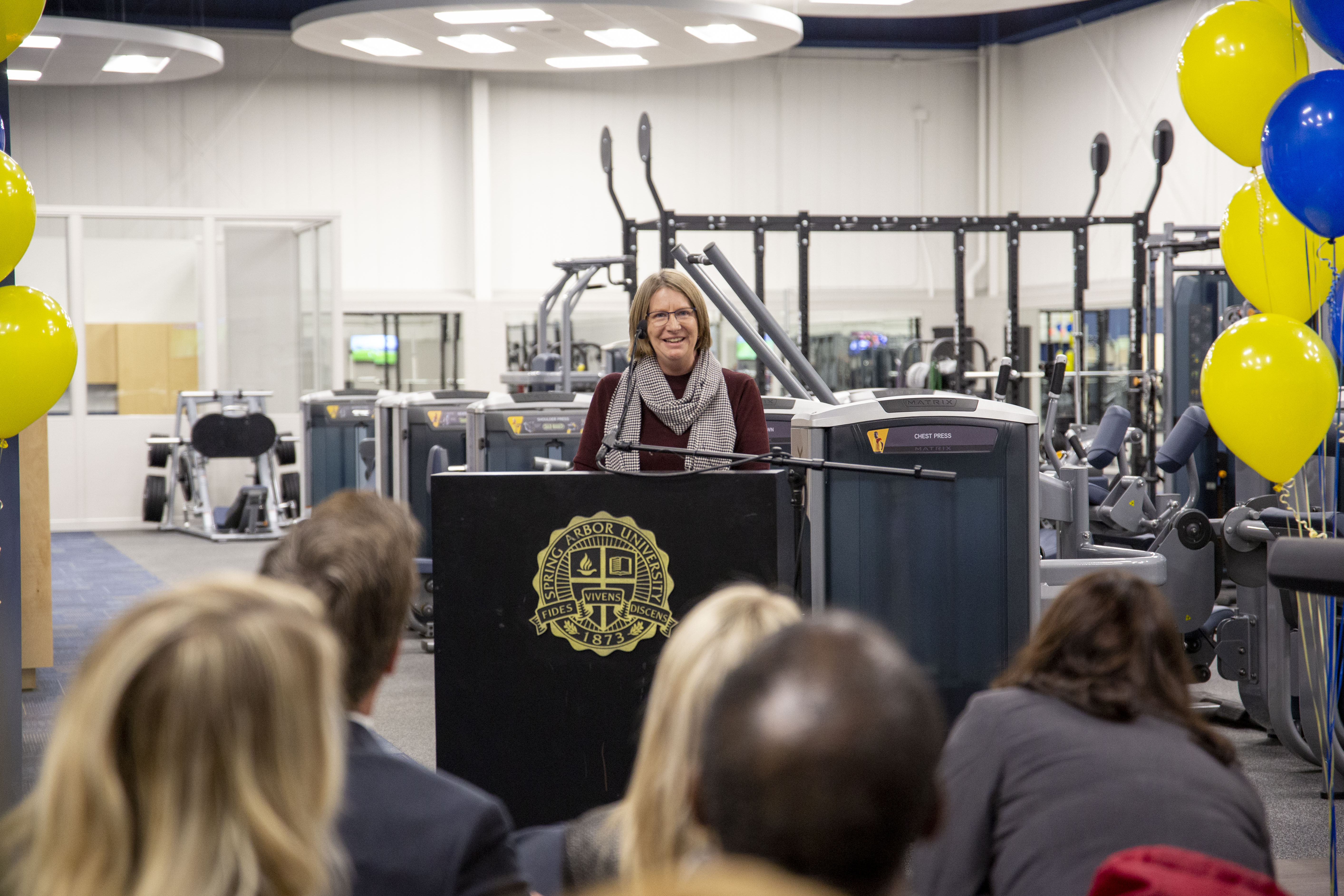 Dedication of the new Faith Small fitness center
