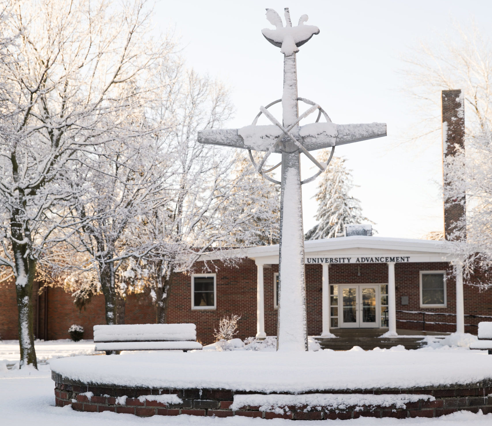 SAU Jesus Reactor covered in snow