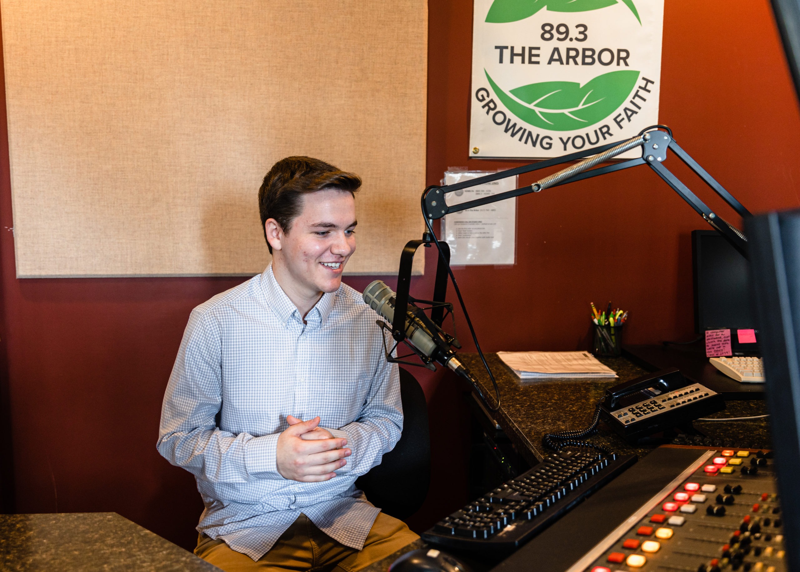 Student at Radio Station