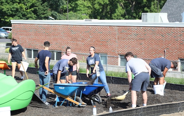 Students Volunteering