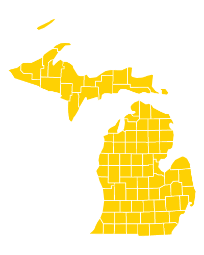 Map of Dual Enrollment Territory