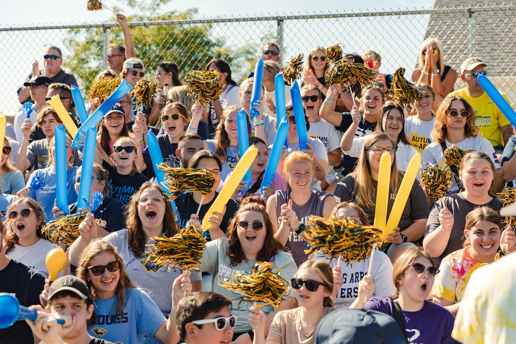 SAU Crowd of Fans at Soccer Game