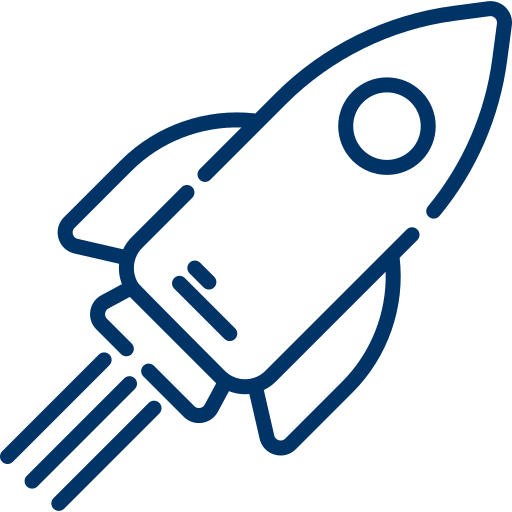 Rocket ship icon