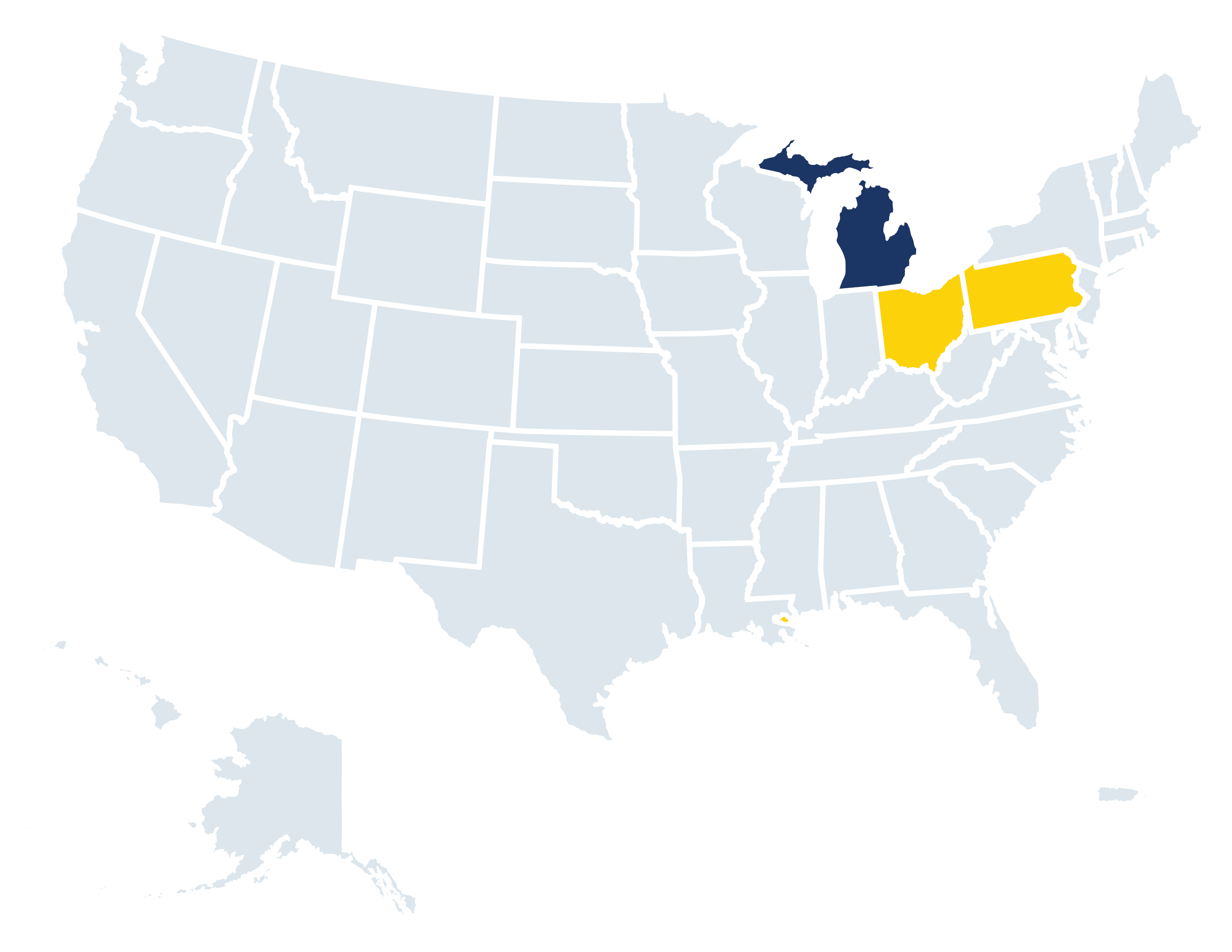 Map of United States